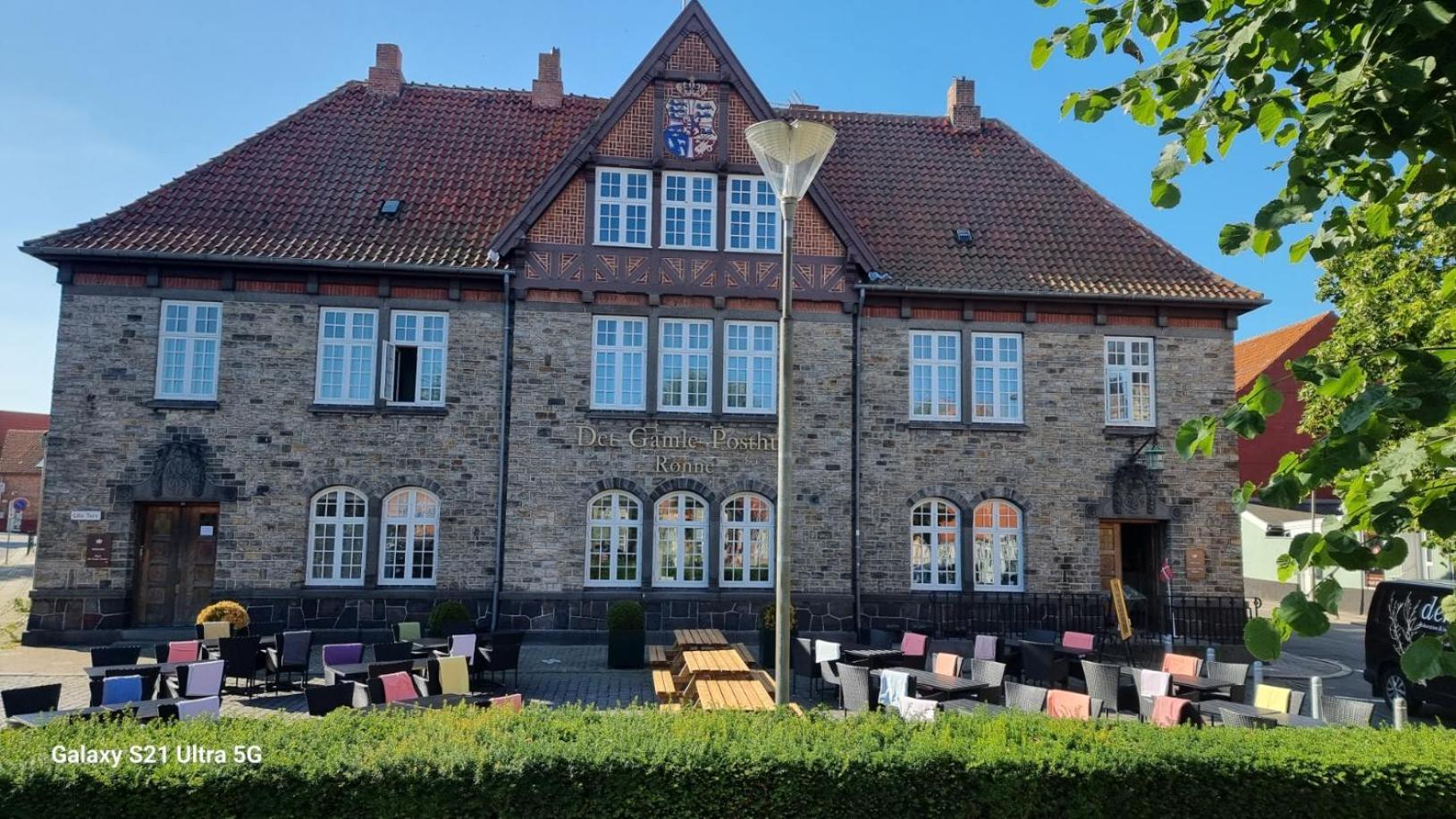 Det Gamle Posthus Hotell Rønne Exteriör bild